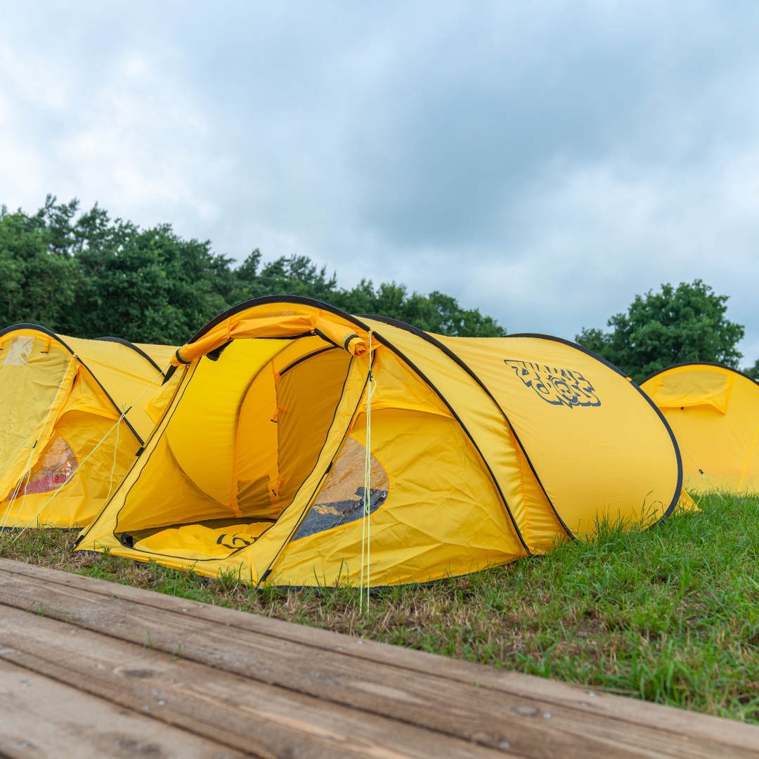 Alles-in-1 | POP-UP Zwarte Cross festivaltent | 2 persoons
