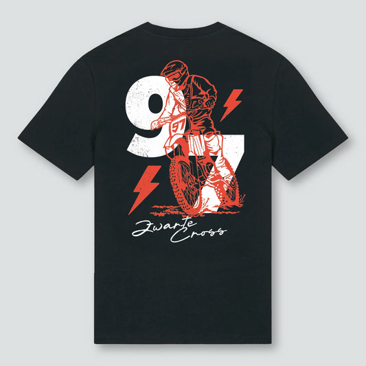 Unisex T-shirt | ZC97 Crossmotor rood/wit