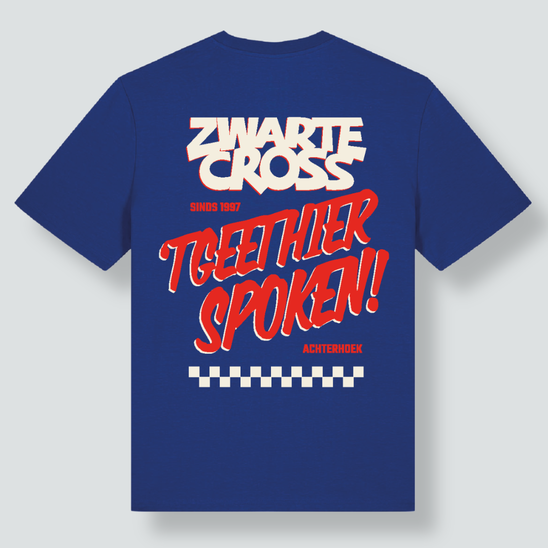 Unisex T-shirt | Slogan blauw